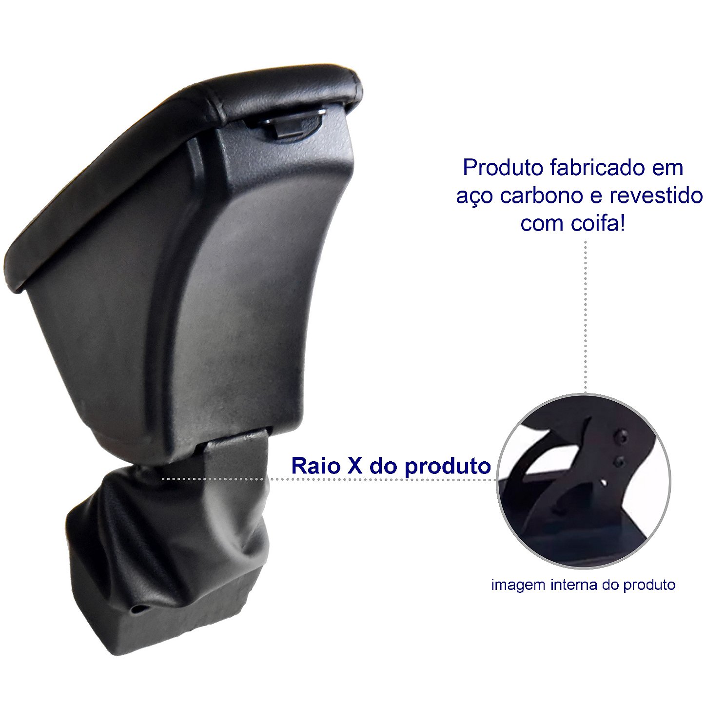 Apoio de Braço Descanso Encosto Suporte Console Central Acessórios Suzuki Vitara 2017 2018 2019 Artefactum Porta Objetos Porta Canetas Articulado Courvin